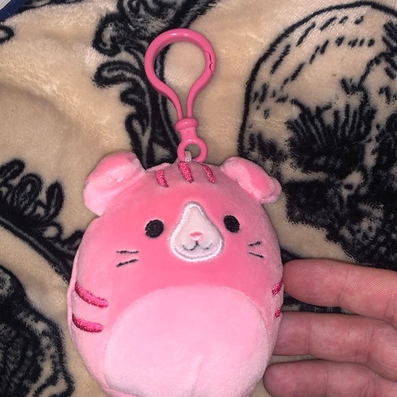 Squishmallows Stackables Geraldine The Pink Fold Cat Kitten - Pila De 12 Pulgadas, (SQCR